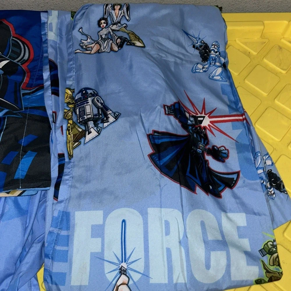 Star Wars The Force Twin‎ Sheets & Pillow Case Yoda Luke Leia Darth Vader